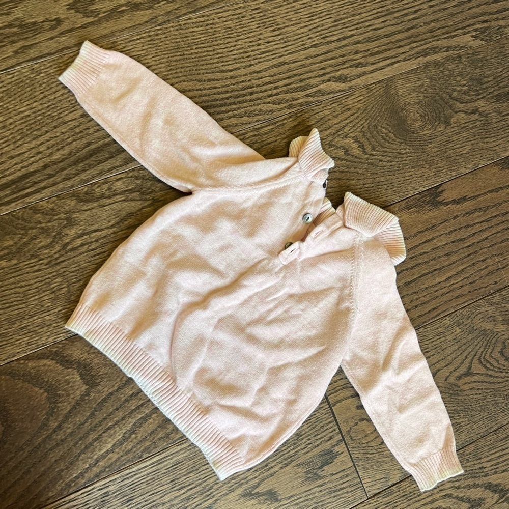 Livly 6-9 cream sweater blouse luxury baby designer - Picture 2 of 3